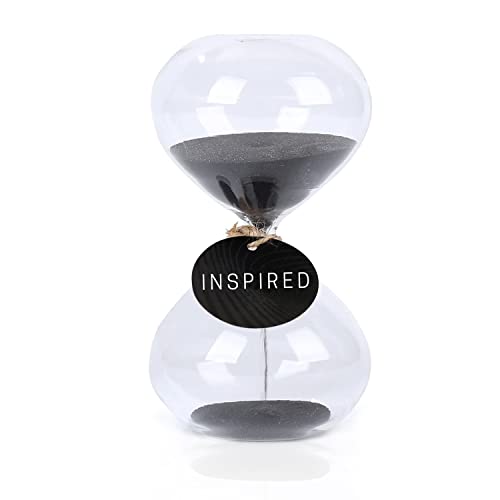 Biloba Puff Sanduhr, bunte Sanduhr, Küchentimer – inspiriertes Glas 3 Min/5 Min/30 Min/60 Minuten, für Zuhause, Büro von WISEPRO