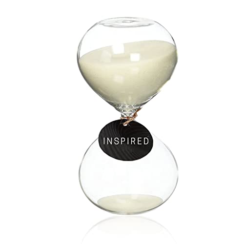 Biloba Puff Sanduhr, bunte Sanduhr, Küchentimer – inspiriertes Glas 3 Min/5 Min/30 Min/60 Minuten, für Zuhause, Büro von WISEPRO