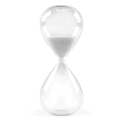 Sanduhr Sanduhr, bunt und modisch, Biloba Sanduhr inspiriert Glas 3 Minuten / 5 Minuten / 15 Minuten / 30 Minuten / 45 Minuten / 60 Minuten für Zuhause, Büro Schreibtisch Dekor von WISEPRO