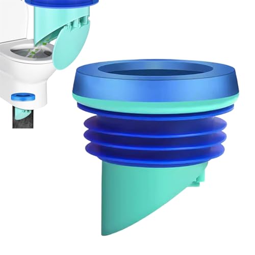 100-110mm WC-Flanschdichtung WISIRENT, WC-Flansch WC-Gummidichtung Universelle WC Dichtung, Dichtring WC Abgang Gummiflansch-Dichtungsring, Geruchs und Wasserdichter Verschluss für Verdickte Toilette von WISIRENT