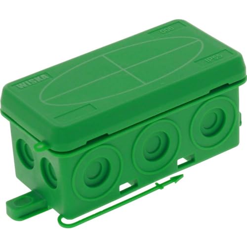 Wiska 10109585 Abzweigkasten (L x B x H) 86 x 44 x 41mm Gruen IP55, 5 Stück von WISKA