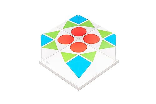 WISSNER aktiv lernen - 2 Kunststoff Spiegeln 150 x 100 x 1.5 mm mit Standplatte von WISSNER
