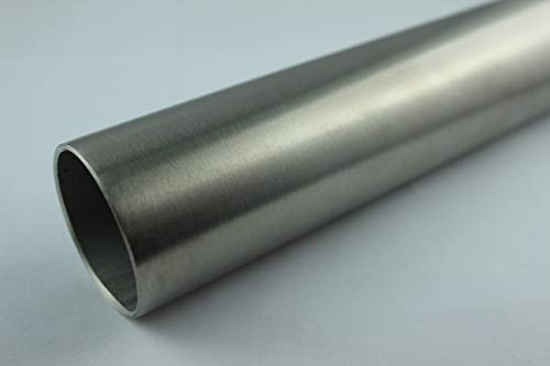 80x2,0mm / Edelstahlrohr 1.4301 1 m, V2A Auspuffrohr 100cm Edelstahl Rohr geschliffen Korn 240 von WIT