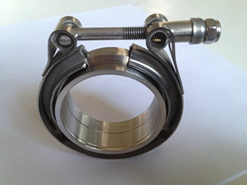 63,5mm V-Band Schelle + 2x Anschweißringe V Band 21/2" von WIT