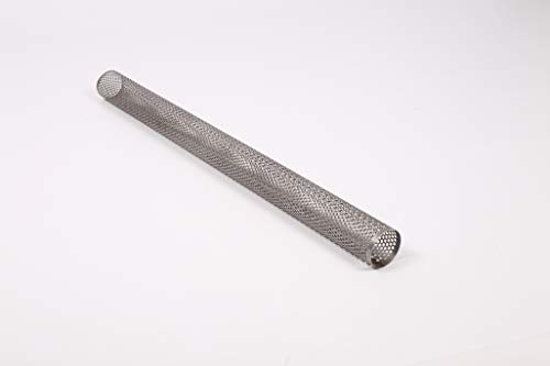 Rund Rohr Auspuff GELOCHT EDELSTAHL Ø 70 bis 101,6mm Länge=1000mm V2A Absorber Schalldämpfer (Edelstahl V2A, 76,1x1,5mm) von WIT