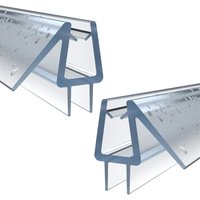 Witen&nock - 2er Set 100cm Duschdichtung Duschkabinendichtung Duschtür-Dichtung mit doppelter Lippe für 5mm 6 mm Glaswand Witen&nock - 2er Set 100cm Duschdichtung Duschkabinendichtung Duschtür-Dichtung mit doppelter Lippe für 5mm 6 mm Glaswand von WITEN&NOCK
