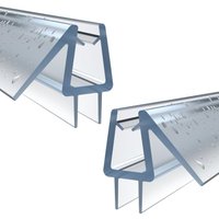 Witen&nock - 2er Set 90cm Duschdichtung Duschkabinendichtung Duschtür-Dichtung mit doppelter Lippe für 5mm 6 mm Glaswand Witen&nock - 2er Set 90cm Duschdichtung Duschkabinendichtung Duschtür-Dichtung mit doppelter Lippe für 5mm 6 mm Glaswand von WITEN&NOCK