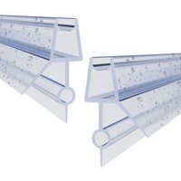 2er Set Duschdichtungen Ersatzdichtung für Duschkabine Nischentür Gerade Glasstärke 8 mm Länge 60 cm - Witen&nock von WITEN&NOCK