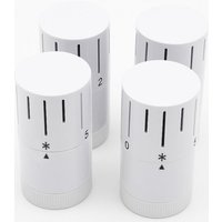 4er Set Design Thermostatkopf M 30 x 1,5 Mit Nullstellung Heizkörperventil Universal weiß 4er Set Design Thermostatkopf M 30 x 1,5 Mit Nullstellung Heizkörperventil Universal weiß von WITEN&NOCK