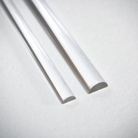 Acrylstab Halbrundstab Wasserabweiser für Dusche Acryldichtung Schwallschutz Höhe 5 mm Länge 80 cm von WITEN&NOCK