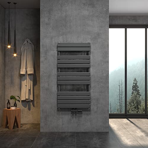 WITEN&NOCK SARDORA Design Badheizkörper 1200 x 600 mm Handtuchheizung Handtuchtrockner 2in1 Mittelanschluss Seitenanschluss Anthrazit ohne Multiblock WITEN&NOCK SARDORA Design Badheizkörper 1200 x 600 mm Handtuchheizung Handtuchtrockner 2in1 Mittelanschluss Seitenanschluss Anthrazit ohne Multiblock von WITEN&NOCK