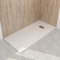 WITEN&NOCK 170x70 cm Design SMC Duschwanne Weiß Steinoptik mit Siphon 90mm WITEN&NOCK 170x70 cm Design SMC Duschwanne Weiß Steinoptik mit Siphon 90mm von WITEN&NOCK