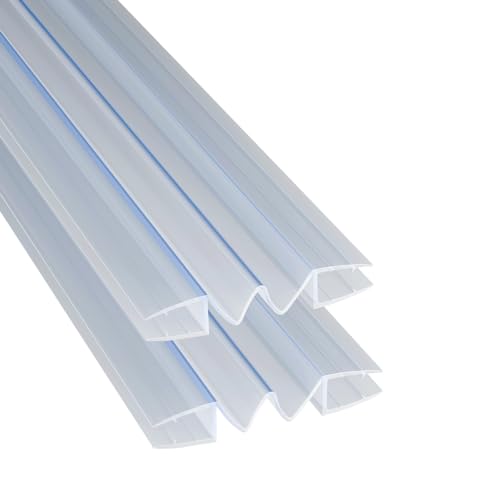 WITEN&NOCK 200cm 2er Set Duschdichtungen Ersatzdichtung entfaltbar für Glas zu Glas Verbindung Duschtür Dichtung Gerade Glasstärke 8-10mm WITEN&NOCK 200cm 2er Set Duschdichtungen Ersatzdichtung entfaltbar für Glas zu Glas Verbindung Duschtür Dichtung Gerade Glasstärke 8-10mm von WITEN&NOCK