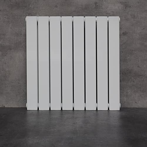 WITEN&NOCK Design Heizkörper Flach Paneelheizkörper Horizontal 600x600 mm, Heizung Badheizkörper für Badezimmer, Flachheizkörper mit Seitlichen Anschlüssen 444 Watt Weiß einlagig WITEN&NOCK Design Heizkörper Flach Paneelheizkörper Horizontal 600x600 mm, Heizung Badheizkörper für Badezimmer, Flachheizkörper mit Seitlichen Anschlüssen 444 Watt Weiß einlagig von WITEN&NOCK
