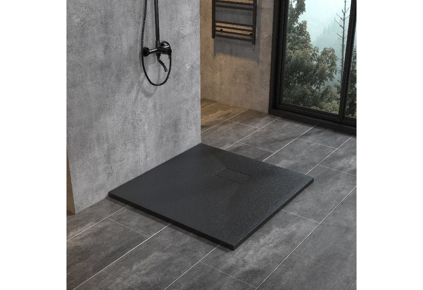WITEN&NOCK Duschwanne SMC Duschtasse Extraflach Anti-Rutsch Brausewanne ohne Ablaufgarnitur, SMC, L: 80-180cm, B:70-90cm WITEN&NOCK Duschwanne SMC Duschtasse Extraflach Anti-Rutsch Brausewanne ohne Ablaufgarnitur, SMC, L: 80-180cm, B:70-90cm von WITEN&NOCK