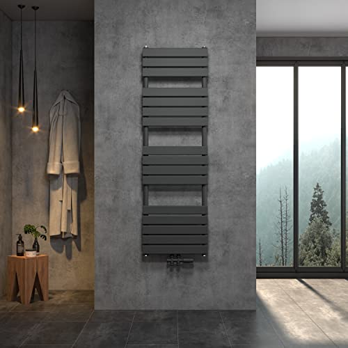 WITEN&NOCK SARDORA Design Badheizkörper 1600 x 500 mm Handtuchtrockner 2in1 Mittelanschluss Seitenanschluss Anthrazit ohne Multiblock WITEN&NOCK SARDORA Design Badheizkörper 1600 x 500 mm Handtuchtrockner 2in1 Mittelanschluss Seitenanschluss Anthrazit ohne Multiblock von WITEN&NOCK