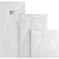 WITEN&NOCK SMC Duschwanne Schieferoptik Duschtasse Extraflach Anti-Rutsch ohne Ablaufgarnitur weiß 90x70 cm WITEN&NOCK SMC Duschwanne Schieferoptik Duschtasse Extraflach Anti-Rutsch ohne Ablaufgarnitur weiß 90x70 cm von WITEN&NOCK