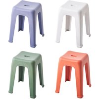 Witen&nock - Design Badhocker Duschhocker Sitzhocker Badezimme Dusche Wohnzimmer Stuhl aus Kunststoff weiß von WITEN&NOCK