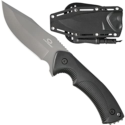 Witharmour Outdoormesser Wasp mit Kunststoffscheide und Feuerstarter von WITHARMOUR