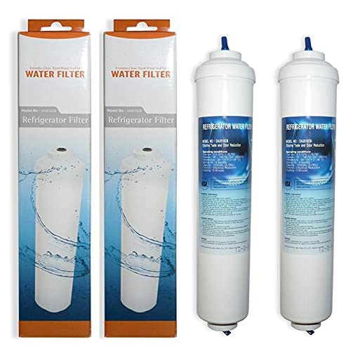 Microfilter Kühlschrank-Wasserfilter, DA2010CB, kompatibel mit Samsung, LG, GE, Whirlpool, NSF-zertifiziert, 2 Stück Microfilter Kühlschrank-Wasserfilter, DA2010CB, kompatibel mit Samsung, LG, GE, Whirlpool, NSF-zertifiziert, 2 Stück von WITPOCE