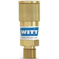 [NEUWERTIG] B-Ware Witt Schlauchkupplung Anschluss Brenngas G 3/8 Zoll Lh Ags Körper En561 Iso7289 von WITT