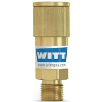 Witt - Schlauchkupplung sk 100-1, sk 100-2 Brenngas g 3/8″ lh ags Körper von WITT