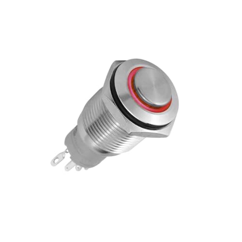 WITTKOWARE 18mm IP67 Edelstahl-Taster mit 16mm Einbaudurchmesser und Wechsler-Schaltkontakt 3A/250V~, LED Ringbeleuchtung rot 5-14 V AC/DC WITTKOWARE 18mm IP67 Edelstahl-Taster mit 16mm Einbaudurchmesser und Wechsler-Schaltkontakt 3A/250V~, LED Ringbeleuchtung rot 5-14 V AC/DC von WITTKOWARE
