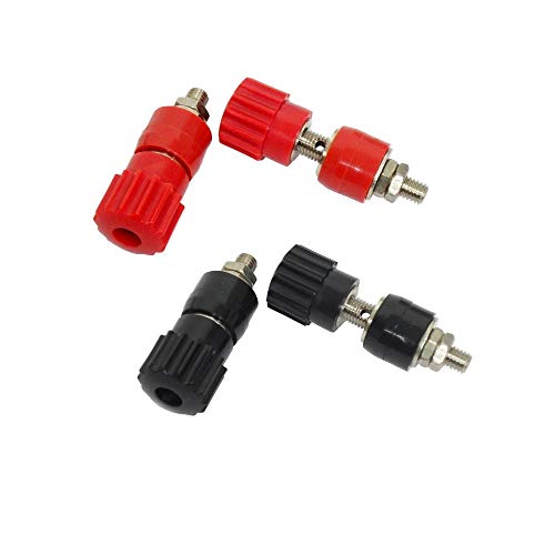 WITTKOWARE 4-teiliges 4mm Polklemmen-Set für Bananenstecker, mit Verdrehschutz, 25A, 60V-, je 2X rot/schwarz WITTKOWARE 4-teiliges 4mm Polklemmen-Set für Bananenstecker, mit Verdrehschutz, 25A, 60V-, je 2X rot/schwarz von WITTKOWARE