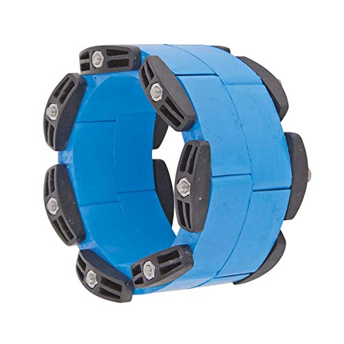 WITTKOWARE 50mm Mauerdurchführung (DN50 Gliederketten-Dichtung), Durchführung für 1 Mediumrohr oder Kabel 1-18mm von WITTKOWARE