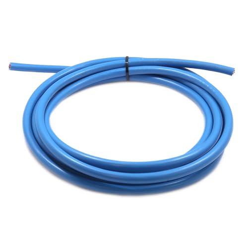 WITTKOWARE 6mm² H07V-K PVC Einzeladerleitung, Kabel feindrähtig (flexibel), Meterware, Farbe blau von WITTKOWARE