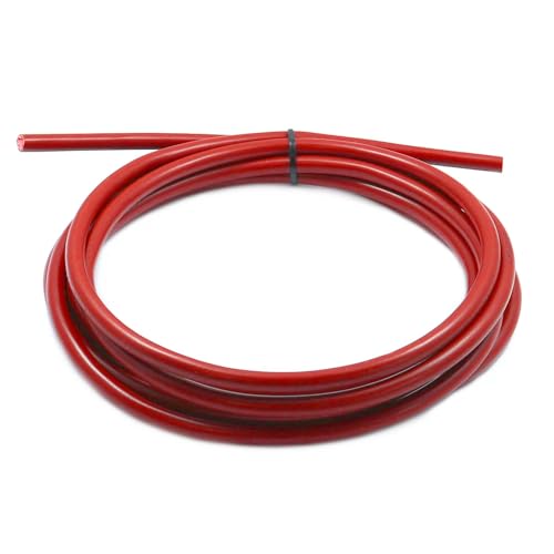 WITTKOWARE 6mm² H07V-K PVC Einzeladerleitung, Kabel feindrähtig (flexibel), Meterware, Farbe rot von WITTKOWARE