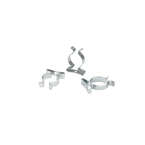 WITTKOWARE Tool Clips, Federklemmen aus Federstahl, verzinkt, geschlossen, Ø 16-19mm, 10 Stück von WITTKOWARE