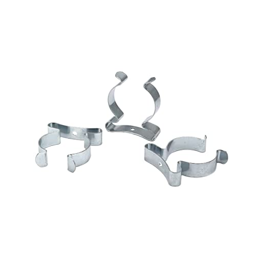 WITTKOWARE Tool Clips, Federklemmen aus Federstahl, verzinkt, geschlossen, Ø 32-34mm, 10 Stück von WITTKOWARE