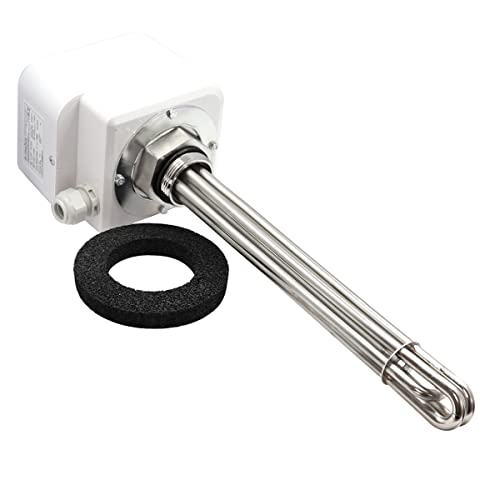 WITTKOWARE Elektro-Einschraubheizkörper mit Thermostat, DN40 (1½", 6/4"), 3X 230V~/400V, 3,3kW, Eintauchtiefe 520mm von WITTKOWARE