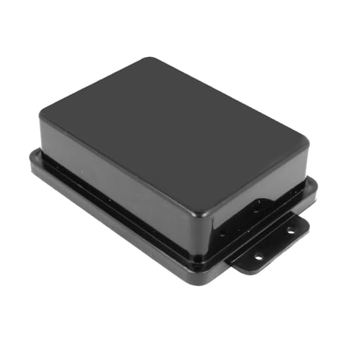 WITTKOWARE Elektronik-Modulgehäuse mit Befestigungslaschen, 119x74x29mm, Kunststoff (ABS), Farbe schwarz von WITTKOWARE