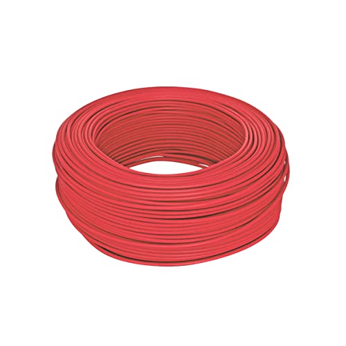 WITTKOWARE H07V-K PVC-Aderleitung, 1,5mm², flexibel, 100m, rot von WITTKOWARE