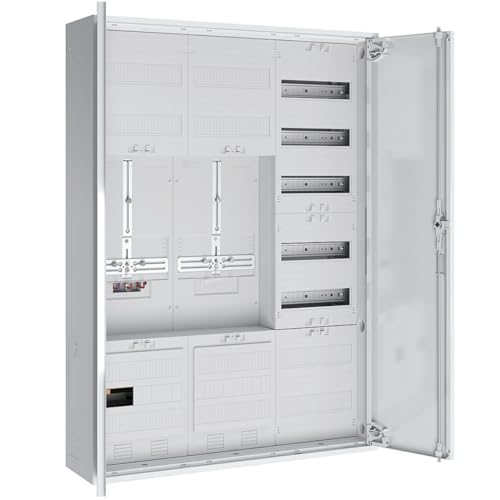 WITTKOWARE Komplett-Zählerschrank, 1x 3-Punkt Zählerplatz, 1x 3-Punkt TSG-Feld (Reservefeld), Verteilerfeld mit APZ-Raum von WITTKOWARE