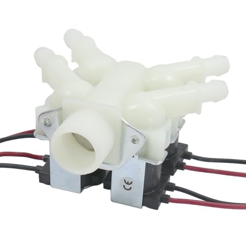 WITTKOWARE Magnetventil mit ¾ Zoll Außengewinde, Sieb und 10-11mm Schlauchanschluss, 4-fach, Steuerspannung 12V/DC, max. 0,5A von WITTKOWARE