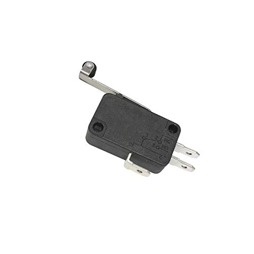 WITTKOWARE Mikroschalter (Schnappschalter), 16A, 250V~, 1 Wechsler, Zusatzbetätiger mit Rolle von WITTKOWARE