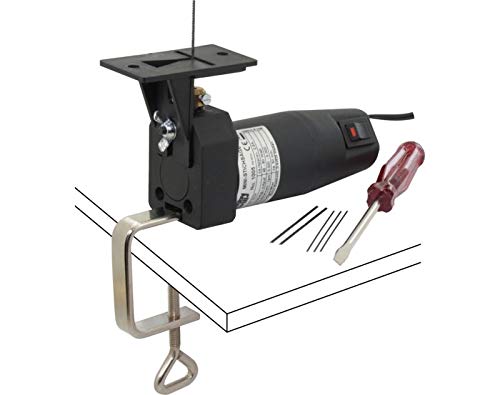 WITTKOWARE Mini-Stichsäge mit 6 Sägeblättern/Tischzwinge, 15 bis 18V- von WITTKOWARE