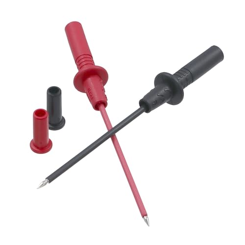 WITTKOWARE Prüfspitzen-Set mit feiner Spitze und 4mm Bananenstecker, Länge 115mm, Farben rot/schwarz WITTKOWARE Prüfspitzen-Set mit feiner Spitze und 4mm Bananenstecker, Länge 115mm, Farben rot/schwarz von WITTKOWARE