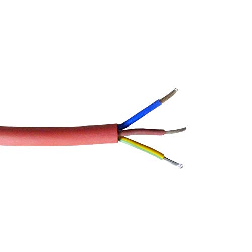 WITTKOWARE Silikon-Schlauchleitung SiHF-J, 3G1,5mm², rotbraun, 10m von WITTKOWARE