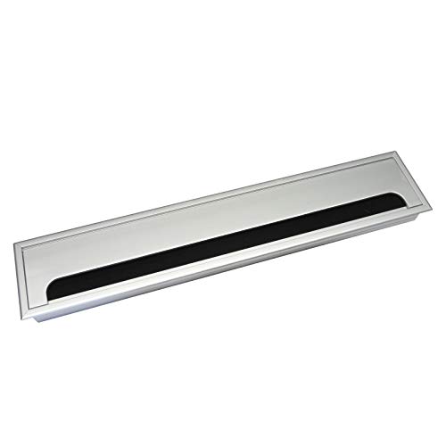 WITTKOWARE Tisch-Kabeldurchführung mit Klappe, Alu eloxiert, 80x400mm WITTKOWARE Tisch-Kabeldurchführung mit Klappe, Alu eloxiert, 80x400mm von WITTKOWARE