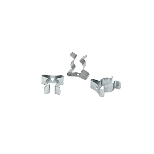WITTKOWARE Tool Clips, Federklemmen aus Federstahl, verzinkt, geschlossen, Spannbereich Ø 13-14mm, 10 Stück von WITTKOWARE