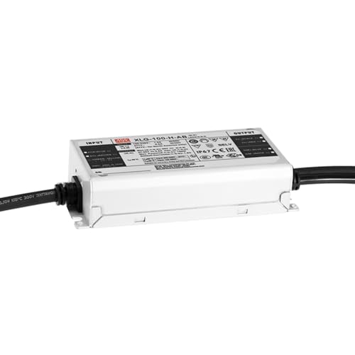 WITTKOWARE XLG-100-H-AB IP67 Konstantleistung CV+CC LED-Treiber, Ausgang 875~2780mA (mit Poti einstellbar & 3in1 Dimmfunktion), 27~56 V/DC, 100W von WITTKOWARE