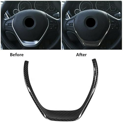WITTSY Auto-Carbon-Faser-Optik-Lenkrad-Abdeckungs-Verkleidung Für B&M&W 3er F30 F31 2013 2014 2015 2016 2017 2018 Zubehör von WITTSY