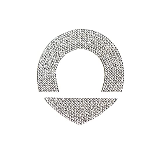 Für Benz Für Smart 451 453 2015–2023 Auto-Netz-Frontetikett 2 Türen 4 Türen Modifizierter Elf-Diamant-Auto-Aufkleber, Dekorativer Aufkleber Zubehör (Color : 451 fortwo-b(12-14)) von WITTSY