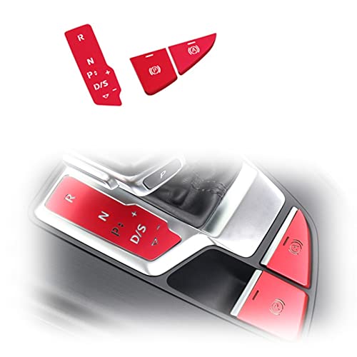 WITTSY Car Styling P-Tasten Elektronische Handbremse Zierabdeckung Trim Für Audi A4 B9 2017-2021 LHD Innenausstattung Zubehör (Color : B) von WITTSY