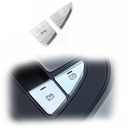 WITTSY Car Styling P-Tasten Elektronische Handbremse Zierabdeckung Trim Für Audi A4 B9 2017-2021 LHD Innenausstattung Zubehör (Color : F) von WITTSY