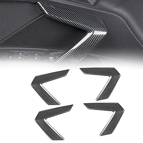 WITTSY Carbon-Faser-Textur-Auto-Türgriff-Abdeckungs-Schutzverkleidung Für Audi A3 8Y 2019 2020 2021 Zubehör von WITTSY